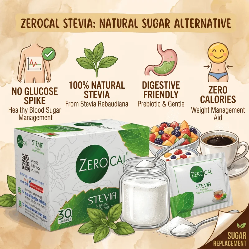 Stevia Zerocal (One Sachet)