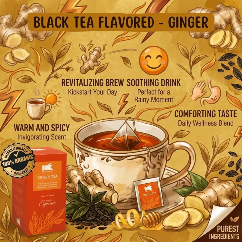 Ginger Black Tea (Single Tea-bag)