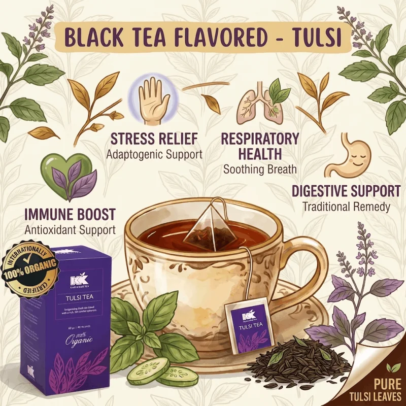 Tulsi Black Tea (Single Tea-bag)