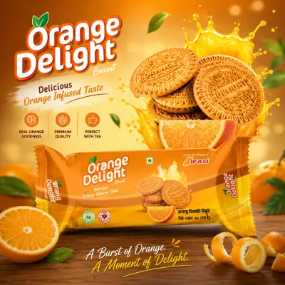 Orange Biscuit